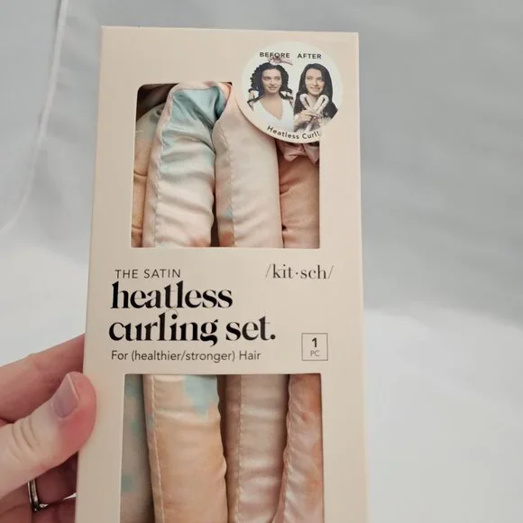 Kitsch Satin Heatless Curling Set! NWOT! - Picture 4 of 5
